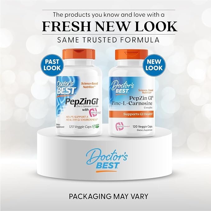 Doctor's Best PepZin GI, complejo de zinc-L-carnosina, vegano - Imagen 2